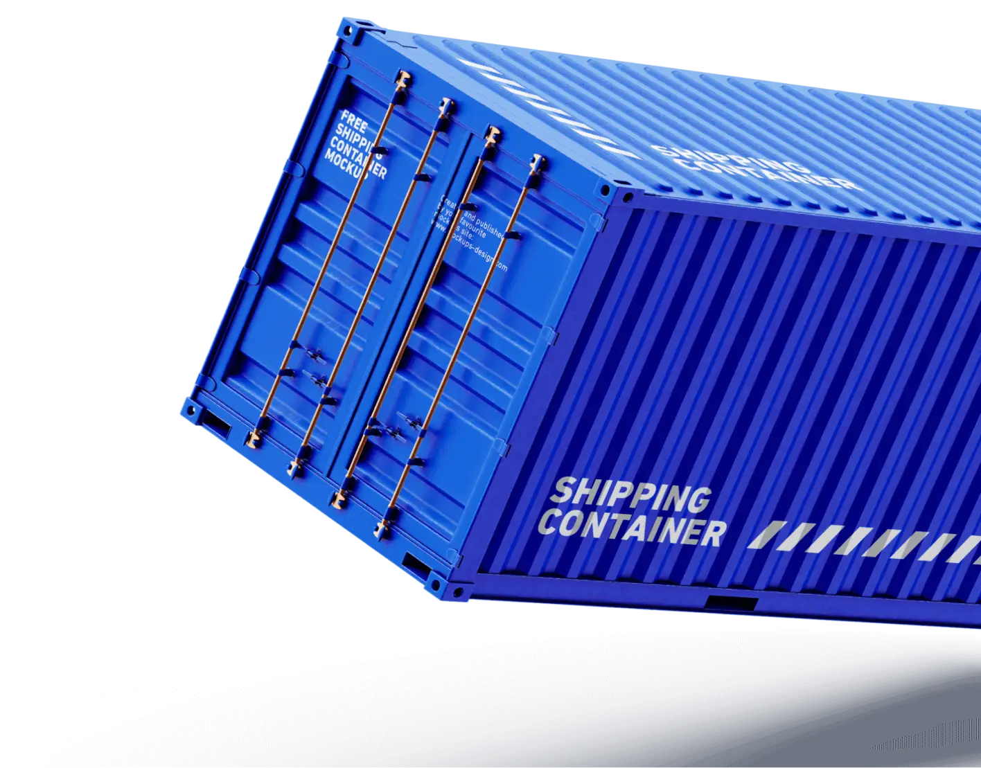 Blue Shipping Container
